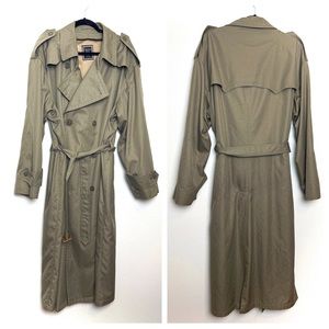 Christian Dior Monsieur Taupe Trench Coat Vintage